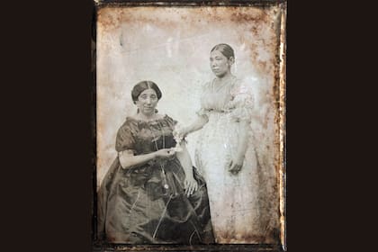 “Pasando el mate”, daguerrotipo de Antonio Pozzo