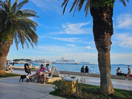 Paseo costero de Split, Croacia.