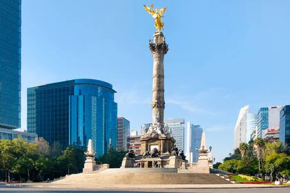 Paseo de la Reforma, en México, un país que desplazó a China y es el principal socio comercial de Estados Unidos