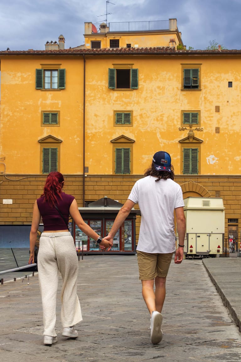 Paseo por Oltrarno, junto al Palazzo Pitti.