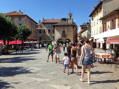 Paseo por Orta San Giulio, Piemonte.