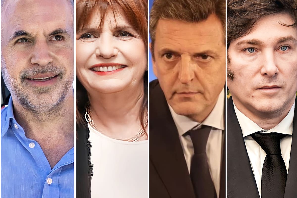 PASO 2023: Rodríguez Larreta, Bullrich, Massa y Milei irán a las internas de sus respectivos espacios