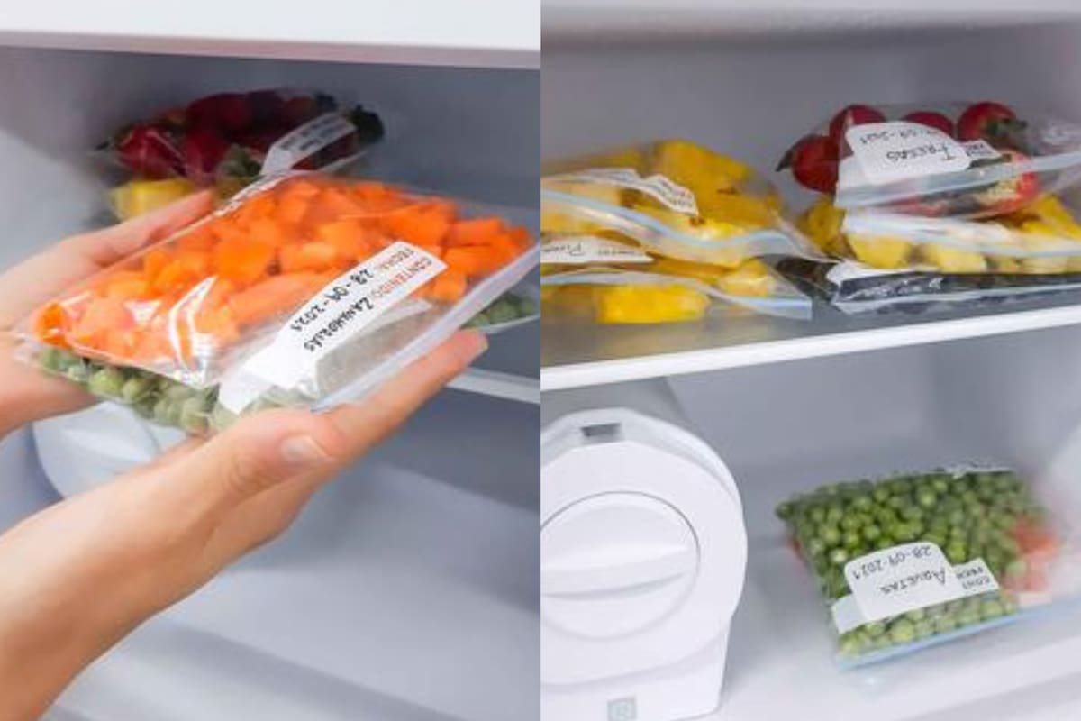 Paso a paso para congelar verduras en verano