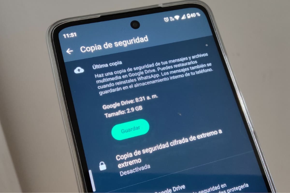 Paso a paso para guardar copias de seguridad de WhatsApp sin pagar Google Drive