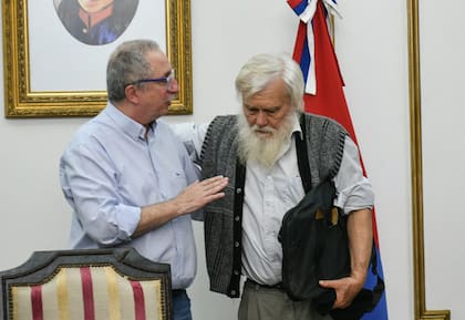 Passalacqua dialoga con Hugo Sand, de APAM