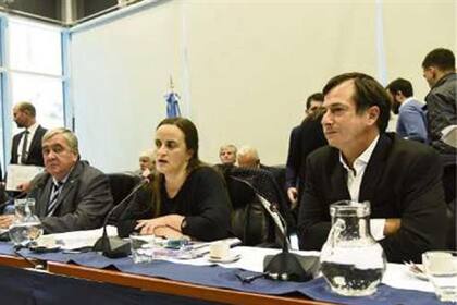 Passo y Lipovetzky, ayer, durante el debate