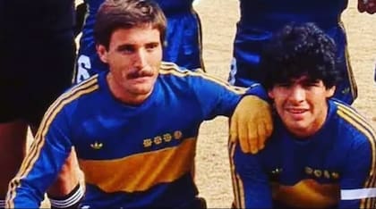 Passucci debutó en Boca el mismo día que Maradona
