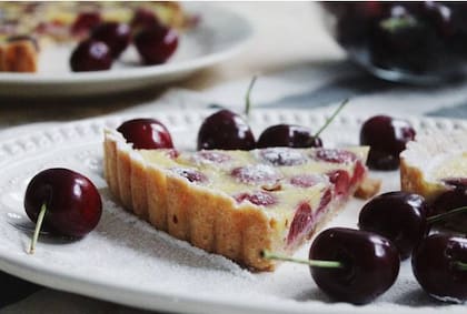 Pastel de cerezas