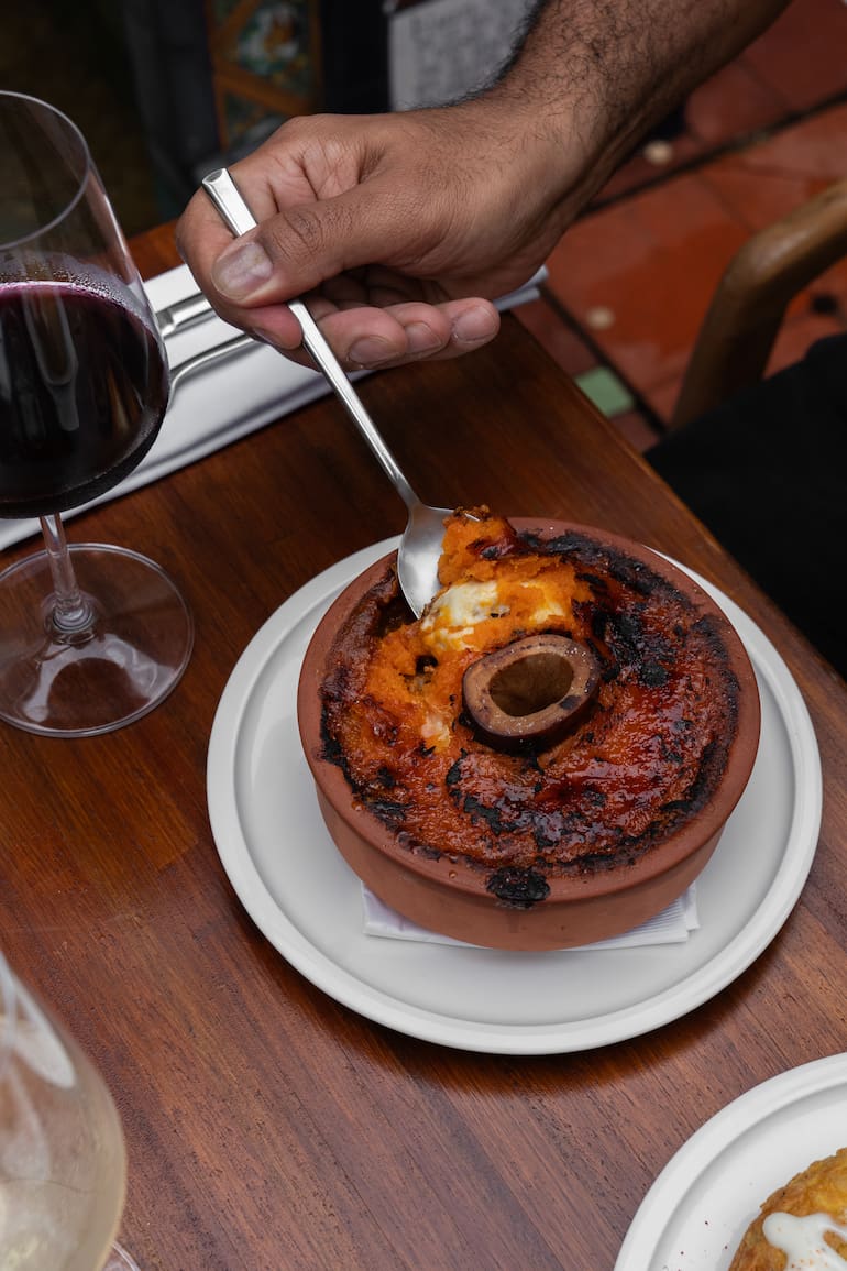 Pastel de boniato, ideal para cucharear.