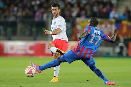 Pastore dio una asistencia para el triunfo del PSG