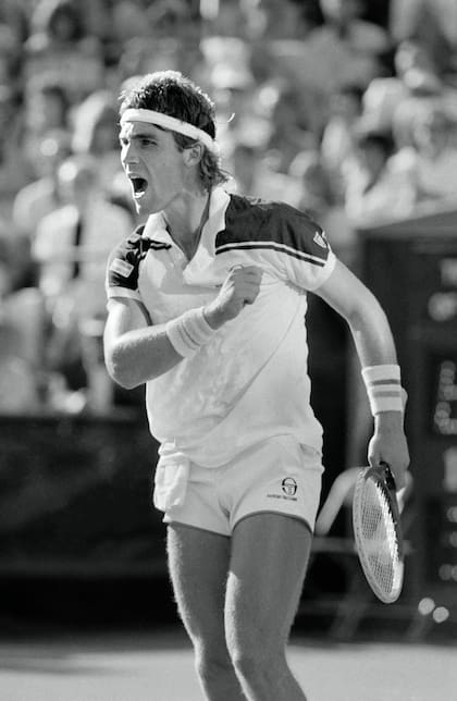 Pat Cash, un australiano que daba espectáculo: se iba en casi todas las pelotas a la red