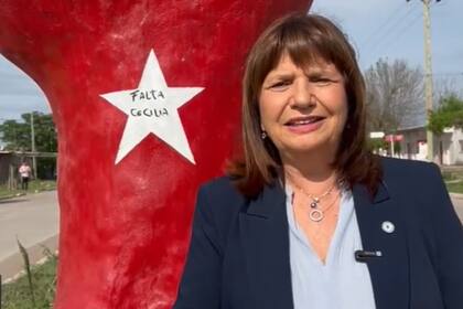 Paticia Bullrich viajó al Chaco y dejó fuertes declaraciones al visitar el barrio Emerenciano Sena