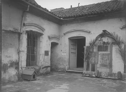 Patio interior de la propiedad de Mexico 313