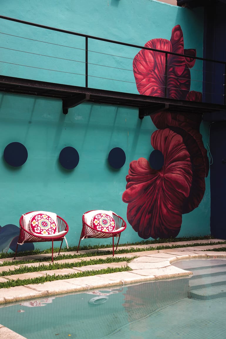 Patio urbano. Paisajismo: Eugenia Anaya.