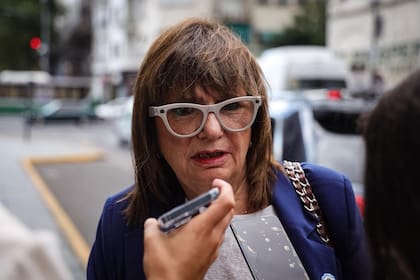 Patricia Bullrich, antes del encuentro con los padres de Jeremías Monzón