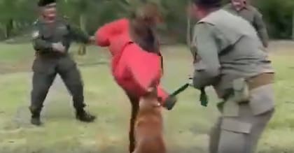 Patricia Bullrich durante la demostración en Córdoba.