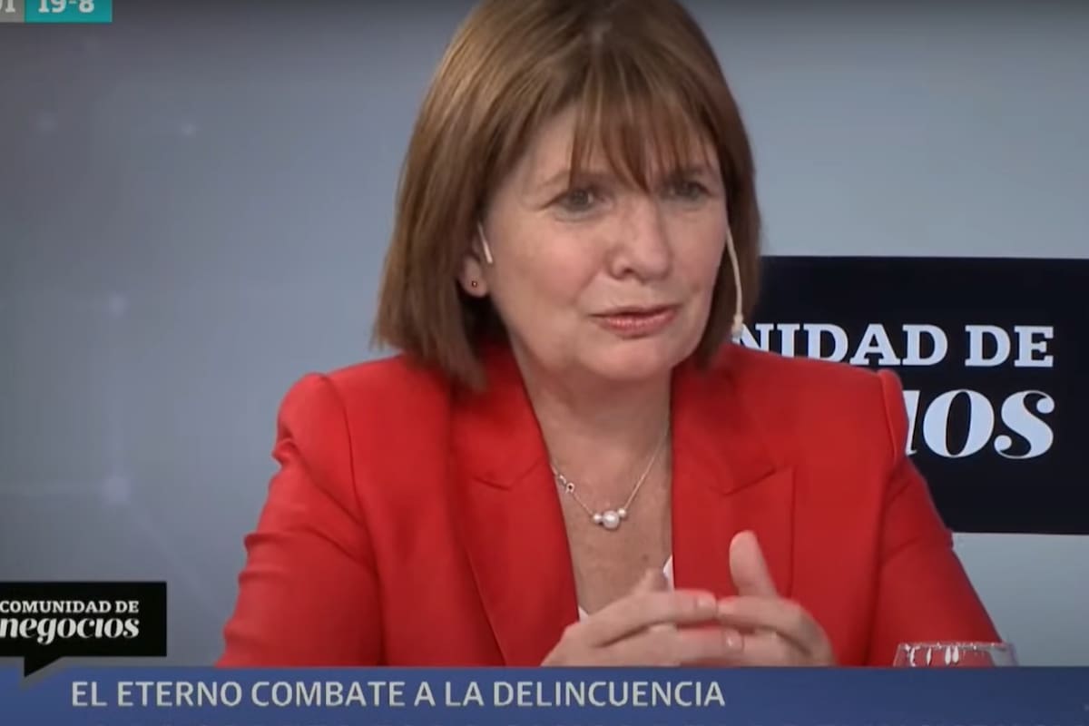Patricia Bullrich, en "Comunidad de negocios"