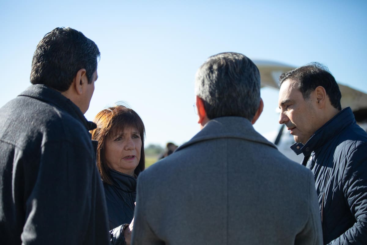 Patricia Bullrich en Corrientes. Gobernador Gustavo Valdés