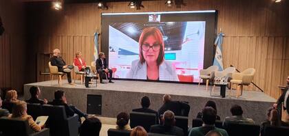 Patricia Bullrich, en el encuentro de la Fundación Pensar