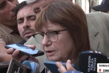 Patricia Bullrich dijo que iniciaron un sumario a uno de los agentes de la PFA que agredió periodistas