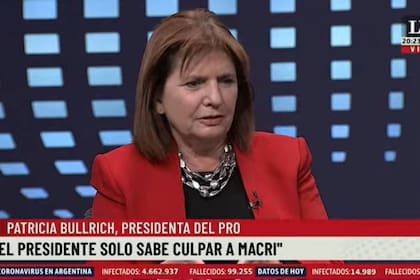 Patricia Bullrich estuvo en LN+ y se refirió irónicamente a las acusaciones que el oficialismo realiza a la presidencia de Mauricio Macri por diversas situaciones que ocurren hoy