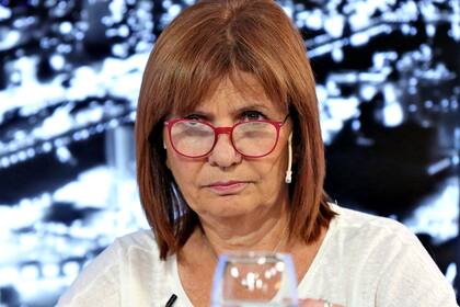 Patricia Bullrich, exministra de Seguridad de La Nación.