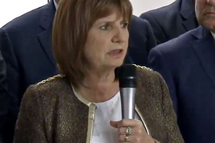 Patricia Bullrich habla sobre los detenidos por el ataque al diputado y su asesor