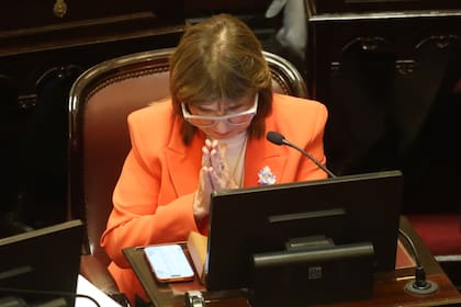 Patricia Bullrich, jefa del bloque oficialista en el Senado