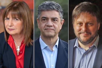 Patricia Bullrich, Jorge Macri y Leandro Santoro