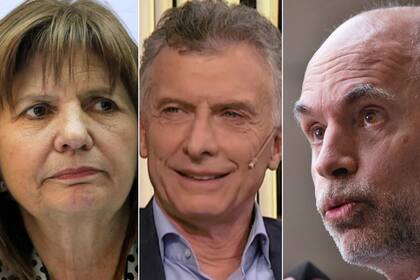 Patricia Bullrich, Mauricio Macri y Horacio Rodríguez Larreta, contra el Gobierno