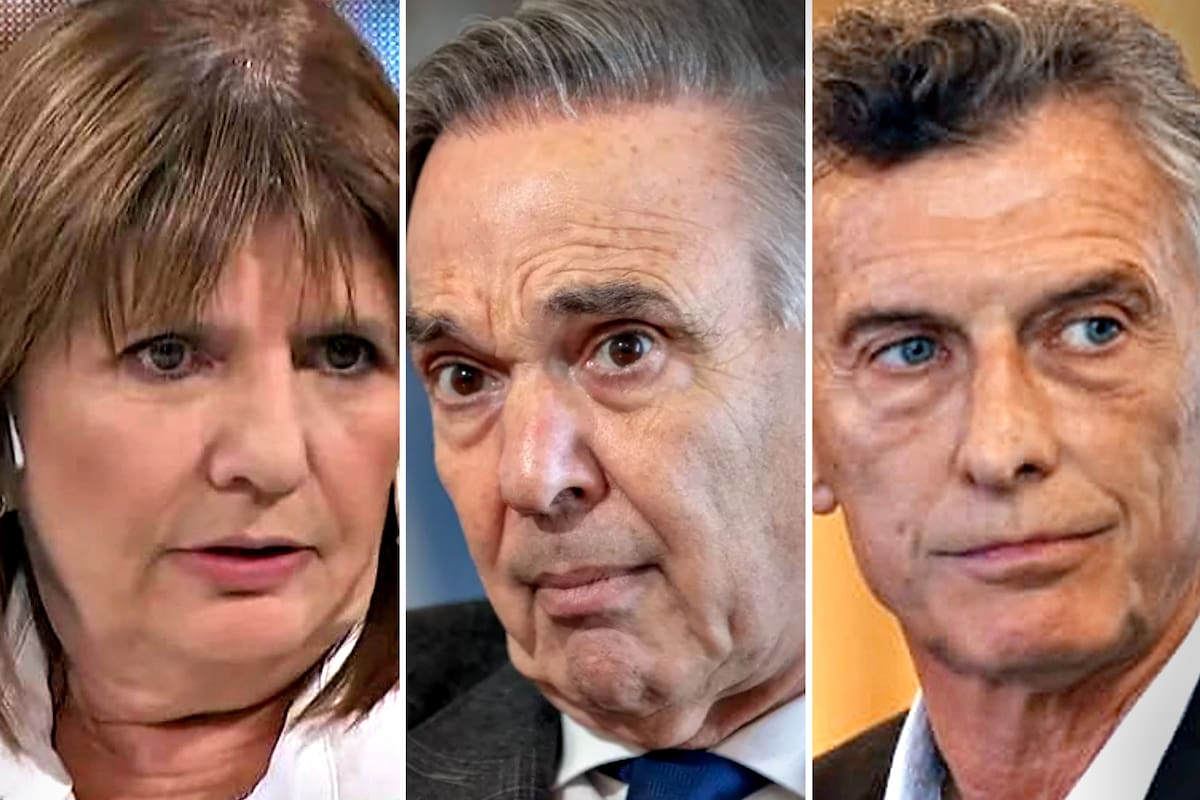 Patricia Bullrich, Miguel Pichetto y Mauricio Macri
