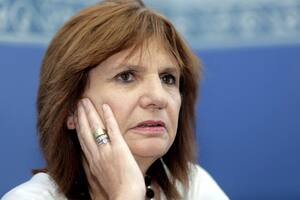 Patricia Bullrich se filmó donde apareció muerto Santiago Maldonado