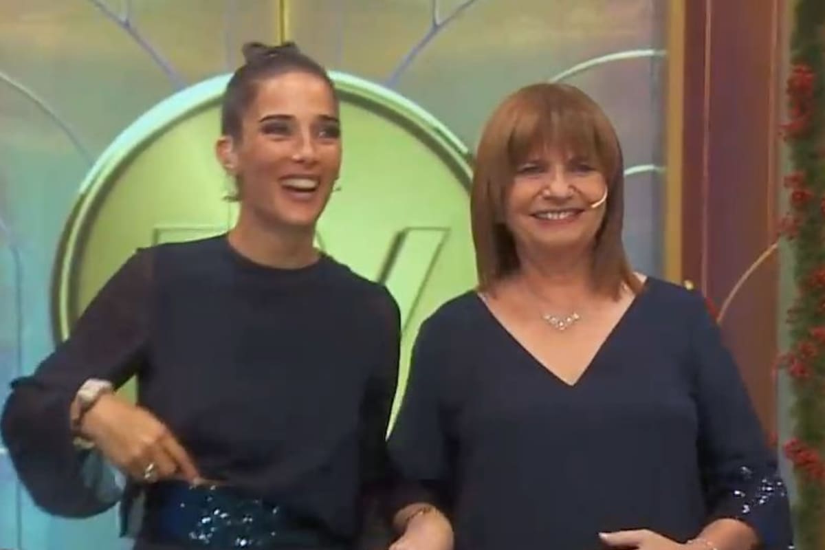 Patricia Bullrich sorprendió a Juana Viale con su atuendo, que era muy parecido al que eligió la conductora