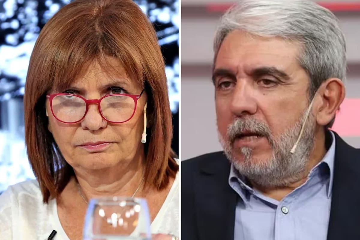 Patricia Bullrich y Aníbal Fernández