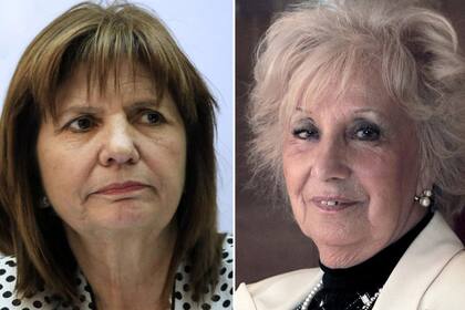 Patricia Bullrich y Estela de Carlotto