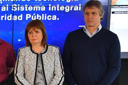 Patricia Bullrich y Felipe Miguel