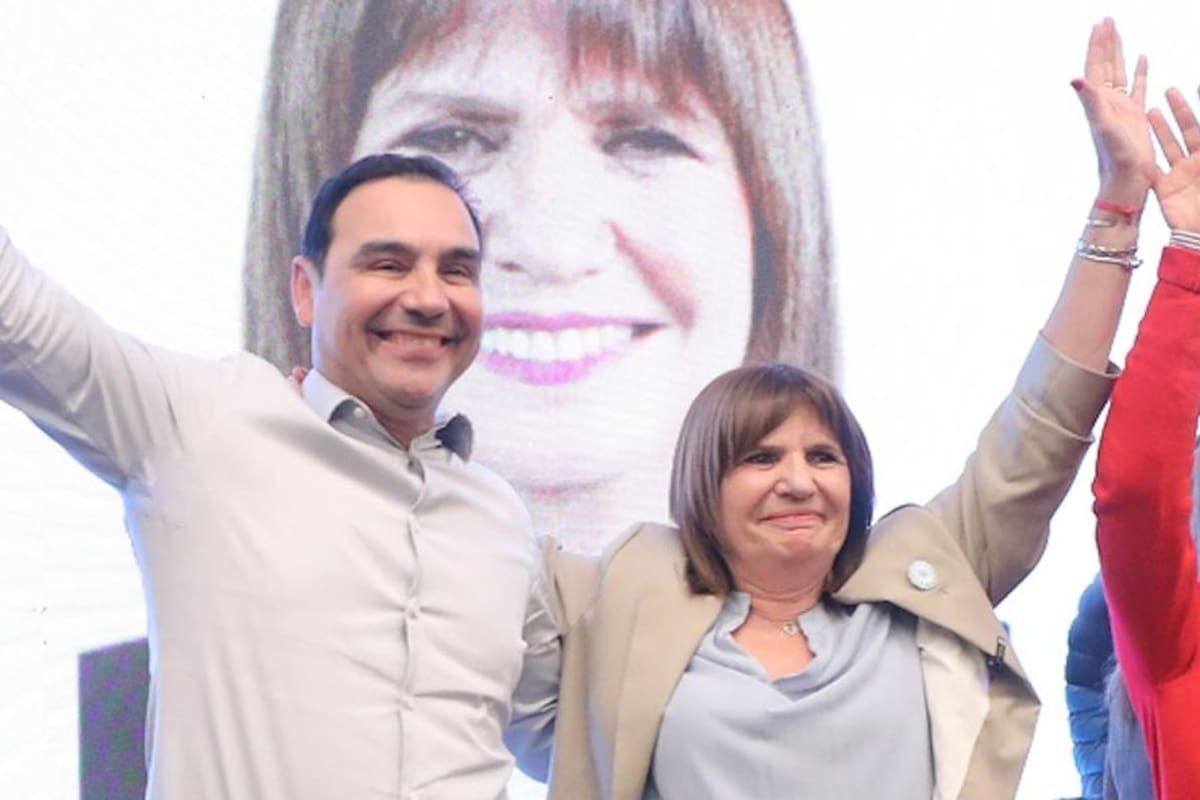 Patricia Bullrich y Gustavo Valdés
