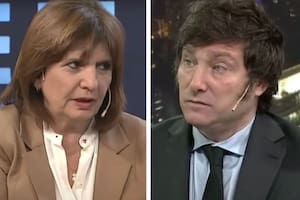 Patricia Bullrich y Javier Milei.