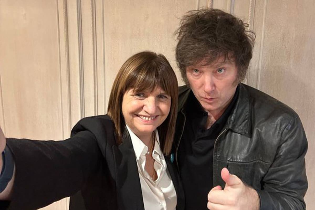 Patricia Bullrich y Javier MIlei