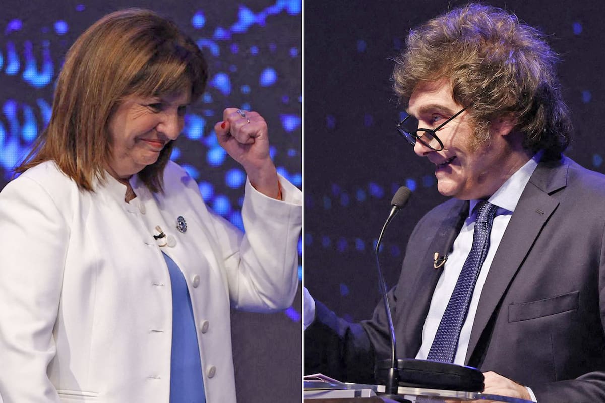 Patricia Bullrich y Javier Milei