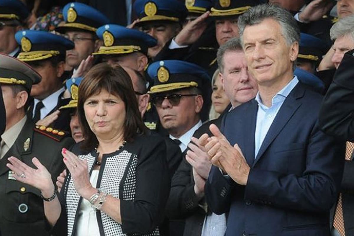 Patricia Bullrich y Mauricio Macri.