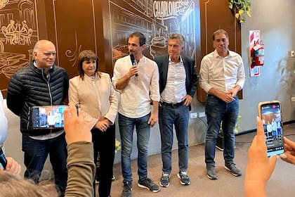 Patricia Bullrich y Mauricio Macri se mostraron juntos en Junín