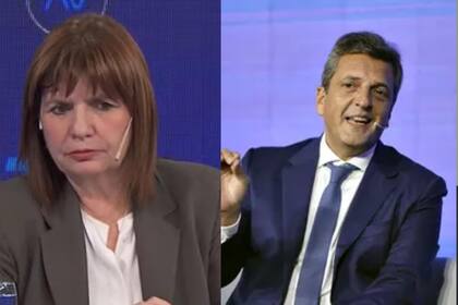 Patricia Bullrich y Sergio Massa
