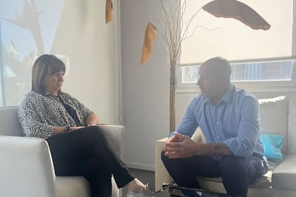 Patricia Bullrich y Waldo Wolff, quien fue confirmado por Jorge Macri como su próximo ministro de Seguridad, se mostraron juntos esta tarde