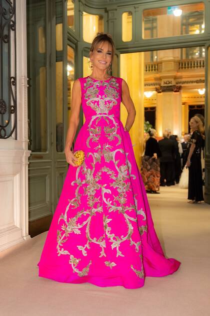 Patricia della Giovampaola con un espectacular vestido de Óscar de la Renta.
