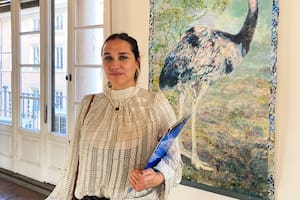 Patricia González, curadora de la muestra colectiva en la Casa Argentina en Roma