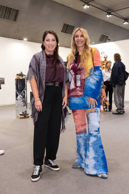 Patricia Hanna con Ama Amoedo en arteba