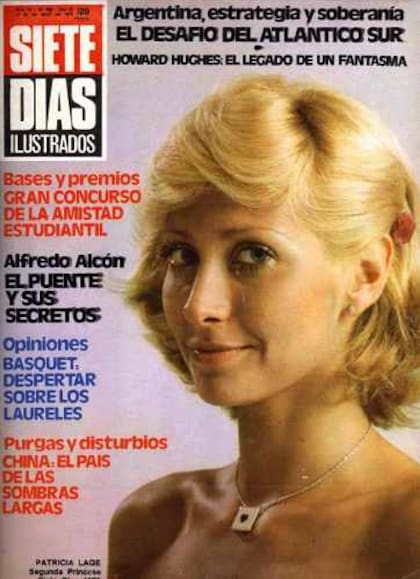 Patricia Lage, tapa de Siete Días