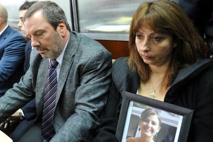 Patricia Lamblot, madre de Solange, durante el juicio