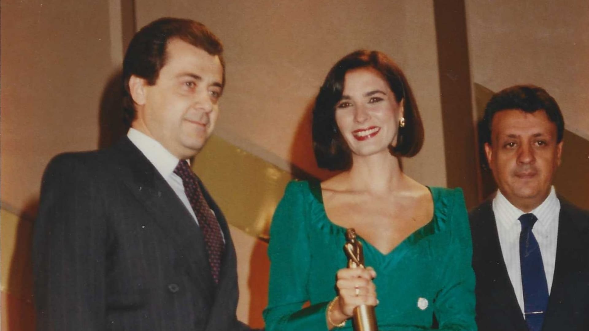 Patricia Miccio y Ernesto Sandler en una entrega de los premios Martín Fierro